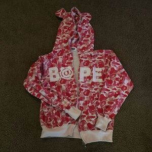 Bape ABC bearful zip Hoodie
